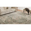 Tapis oriental rond vert lavable à la machine Sage-68077959-69219454