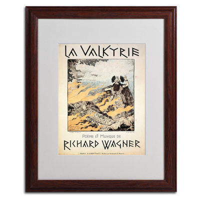 " Poster Of The Valkyrie " by Richard Wagner