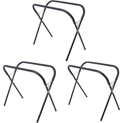 Set of 2/3 Portable Work Stand,750 Pound Capacity,Adjustable, Padded,Automotive Fender Stand,Heavy Duty Workbench for Garages, Repair Shops, and DIY