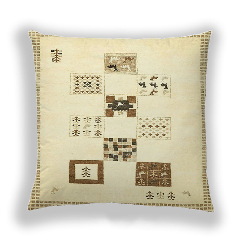 Coussin Abstract 140, Microsuède