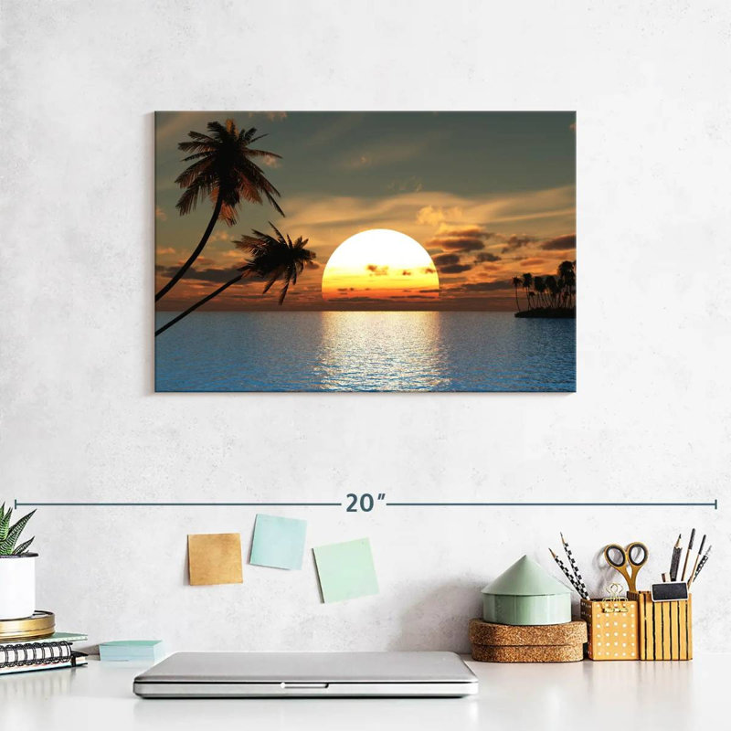 Gillard Ocean Palms Sundown, 8" H x 12" W