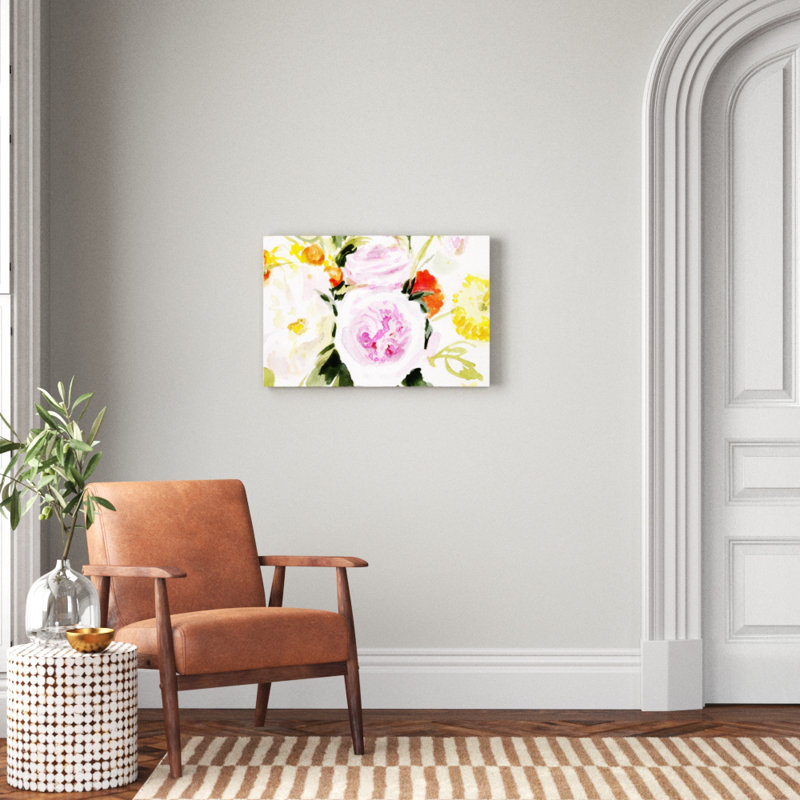 Loose Arrangement III by Victoria Borges - Painting Print, Wrapped Canvas, 20cm H x 30cm W