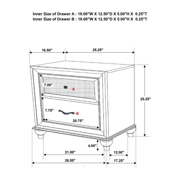 Dimensions du produit