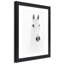 White Horse Animals Nature 1 Piece Single Picture Frame Wall Art-1186035965-1186035938
