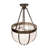 Glass Semi Flush Mount