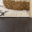 Tapis à poils longs noir et beige Adeesa-1021054370