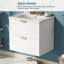 Ensemble de meuble-lavabo mural moderne 1 pièce en MDF 18 * 24 * 23 pouces Modern