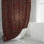 Rideau de douche avec tapis de bain-957124382