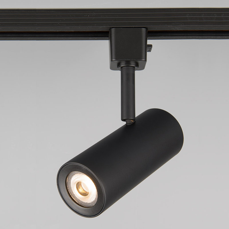 Silo Black 10W LED Adjustable Track Head