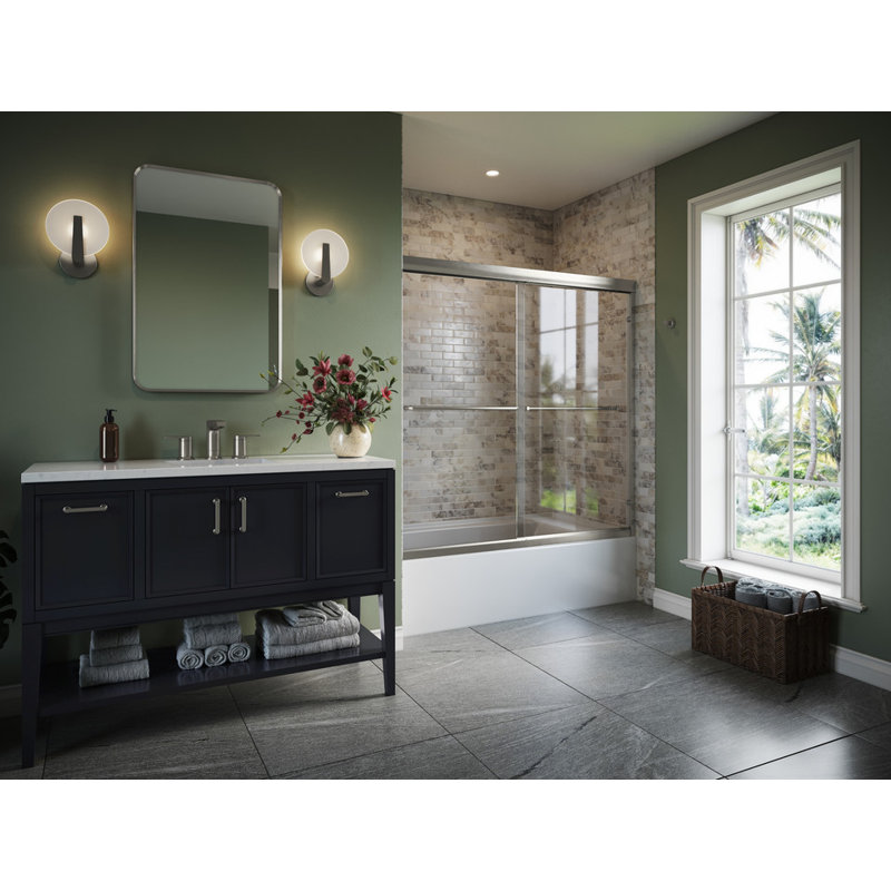Hint One-Light Sconce, Brushed Nickel