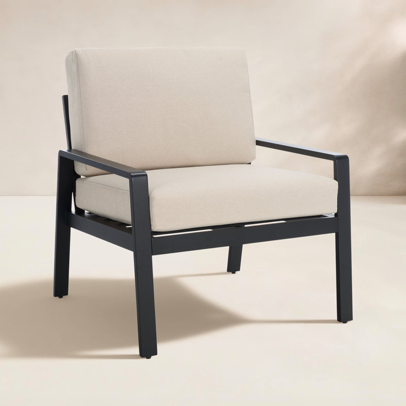 Chaise d'extérieur en aluminium Abiella Mittal