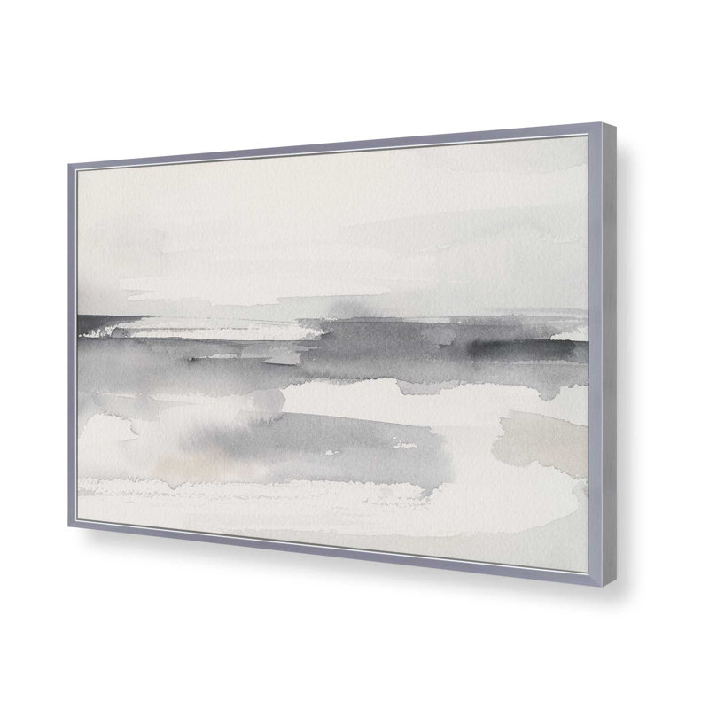 Timeless Tides I, H 19,25 po x l 25,25 po, Encadrement ouvert, chrome poli