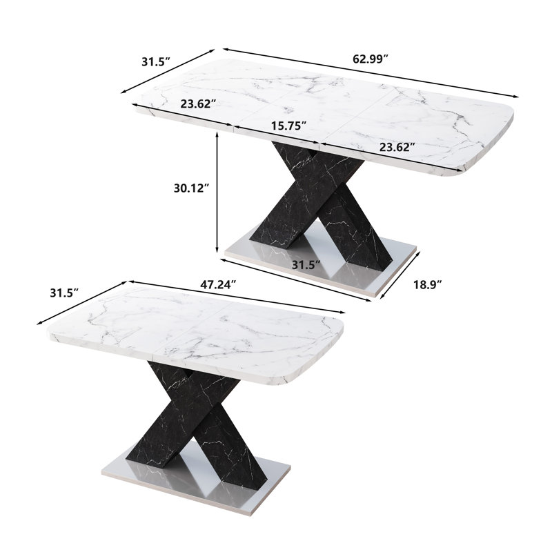 Table carrée moderne Modern