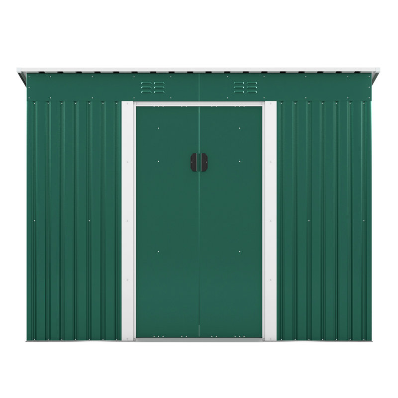 Remise de rangement extérieure, Vert