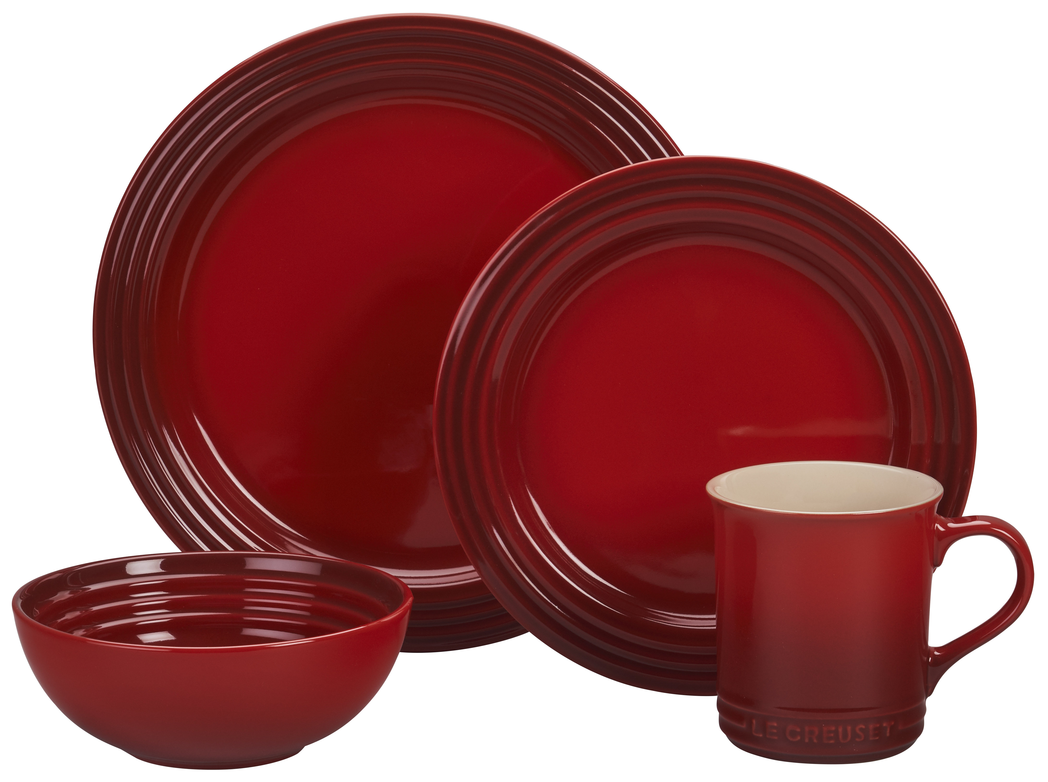 Le Creuset 16 Piece Dinnerware Set, Service for 4 & Reviews | Wayfair