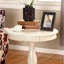 Table d'appoint H 26,5 po - Bois massif gracieux et bout élégant 26 po-97450154