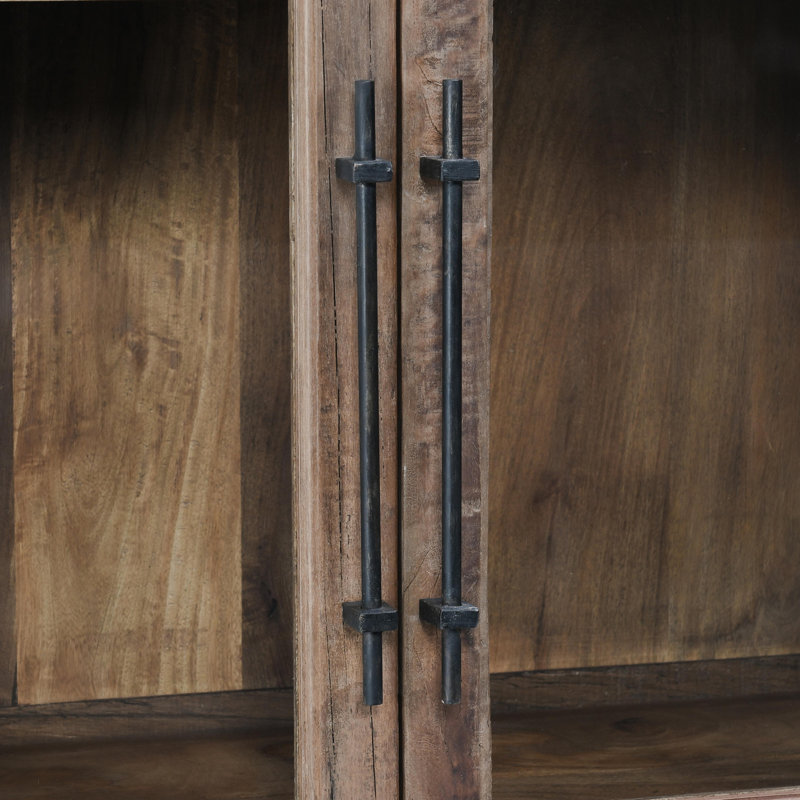 Vitrine en bois récupéré Zion