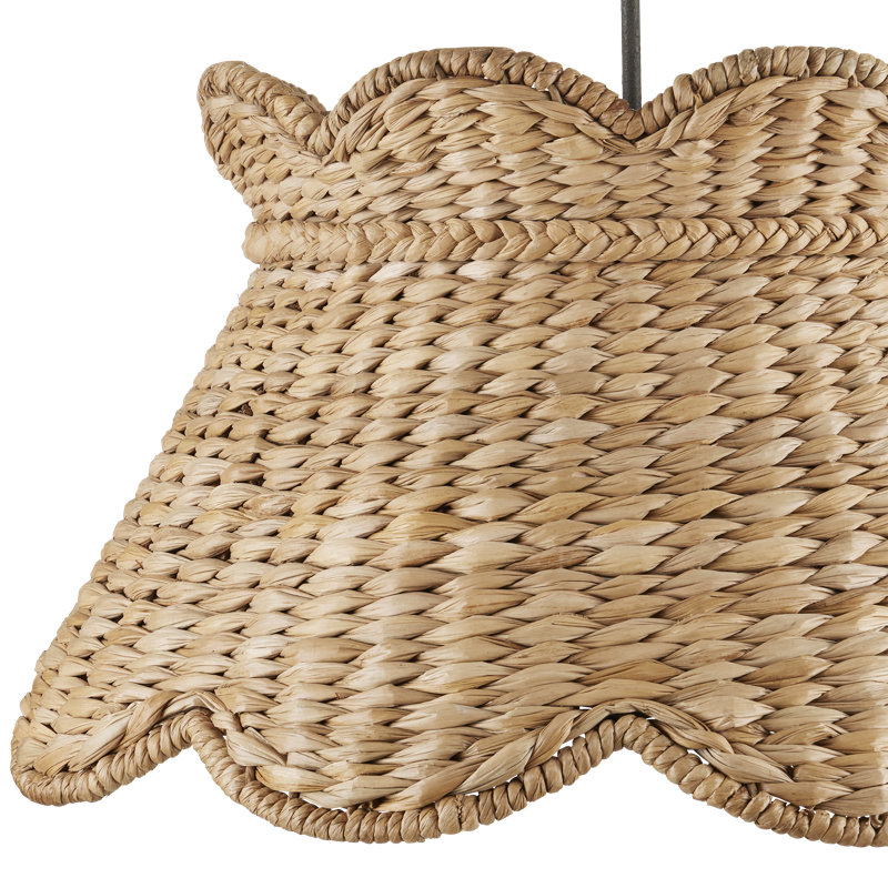 Luminaire suspendu cloche 1 lumière Finnian, H 18,75 po x l 24,25 po x P 24,25 po