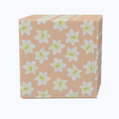 100% Cotton Floral Square Napkin