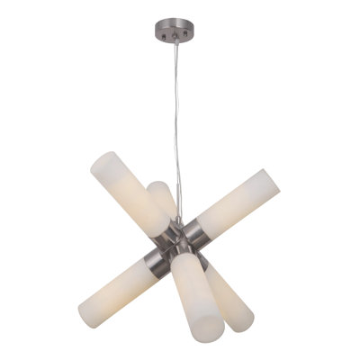 Iain 6 - Light Geometric Chandelier