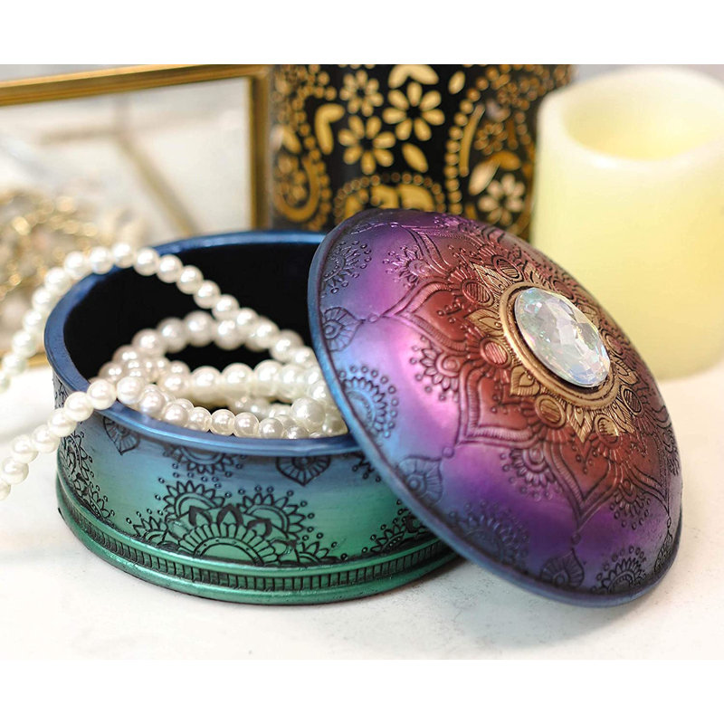 Figurine arc-en-ciel mandala bouddhiste
