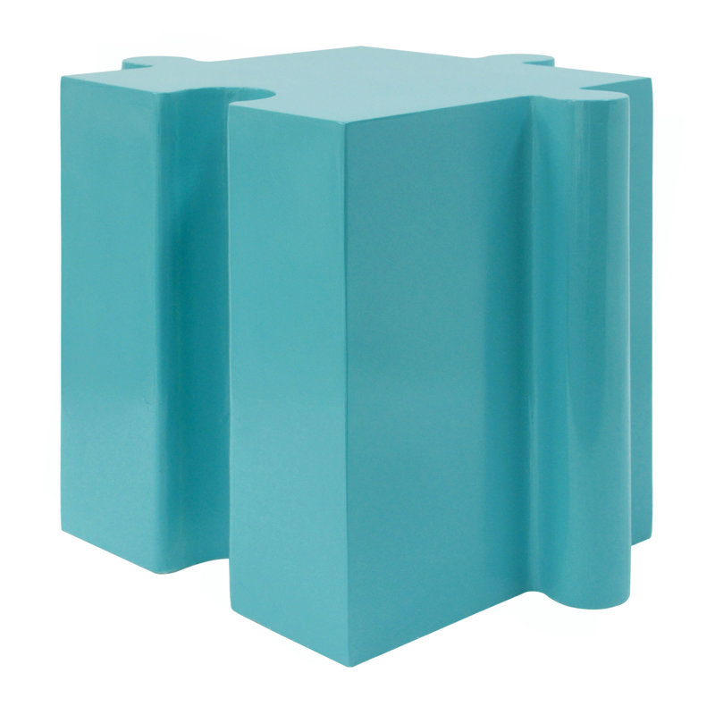 Puzzle Art Side Table, Modular Convex Edge MGO Table - Buy Singles Or Combine For Custom Layouts,  Indoor & Outdoor