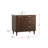 Baldwin 36 " W Freestanding Standard Free Standing 1 Single Vanity Bathroom Vanity With Engineered Marble Top-1830100955