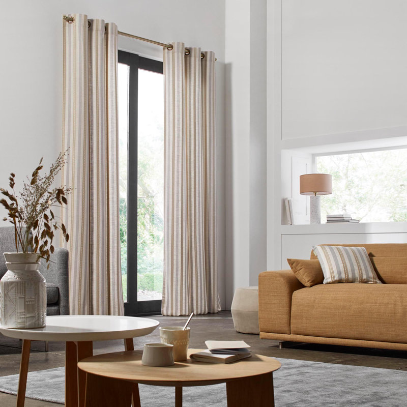 Felicie Eyelet Blackout Door Curtains