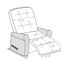 Housse pour fauteuil inclinable à coussins carrés/rectangulaires-1903809497-2005416048