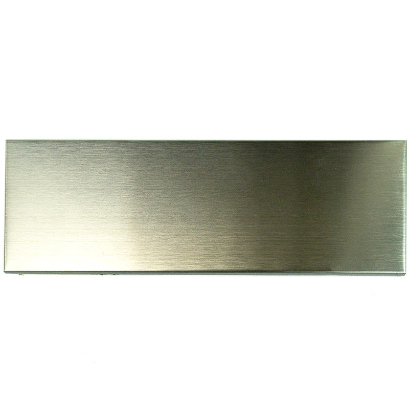 Metal 2" x 6" Metal Look Subway Wall Tile, Stainless Steel