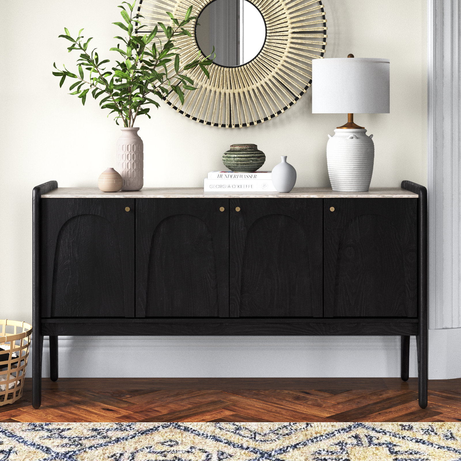 Umbria 66.5'' Sideboard, Charcoal