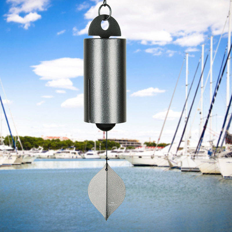 Carillon Heroic Windbell ™, H 24 po x l 4 po x P 4 po, Argent antique