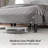 Full Size Bed Frame with Linen Fabric Upholstered Headboard & Wooden Slat Support-434487957