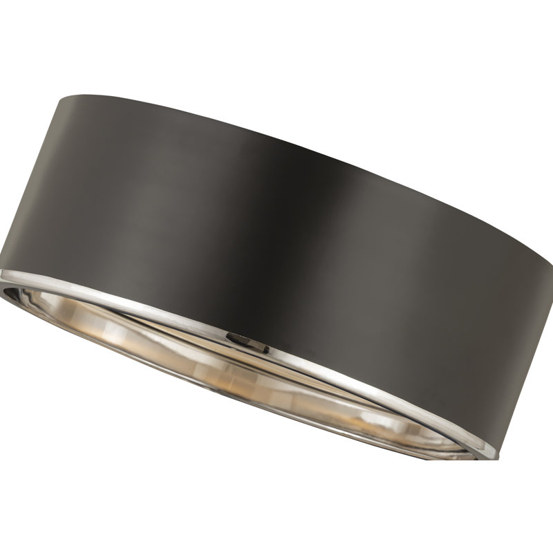 Caille Flush Mount, Black