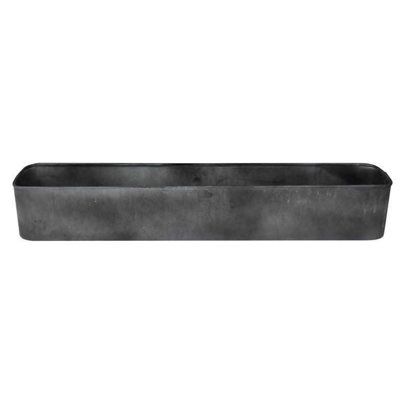 Rafferty Metal Planter Box, 5" H x 26" W x 4.5" D