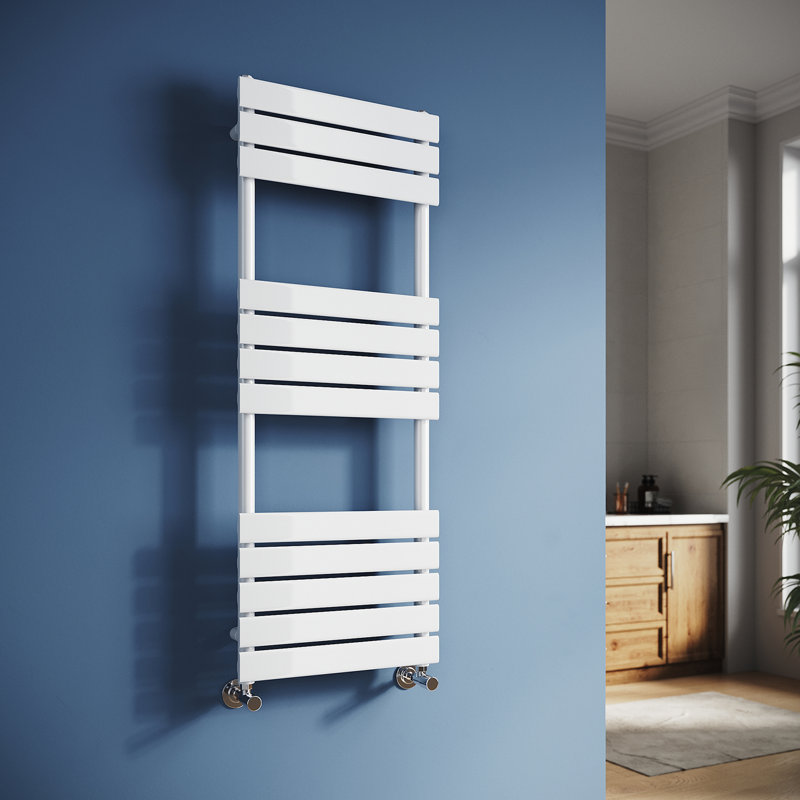 Carise 12 Wall Towel Rack, White