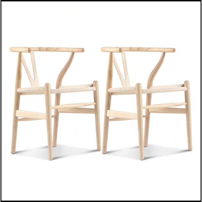 Ensemble de deux chaises triangulaires