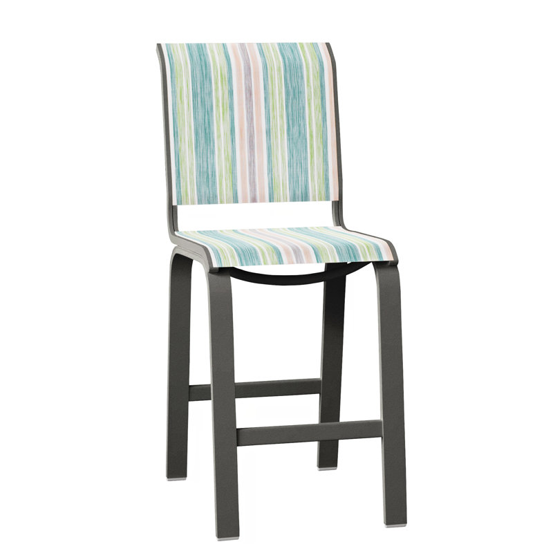 Tabouret de bar 26 po Holna, Graphite texturé, Tempo
