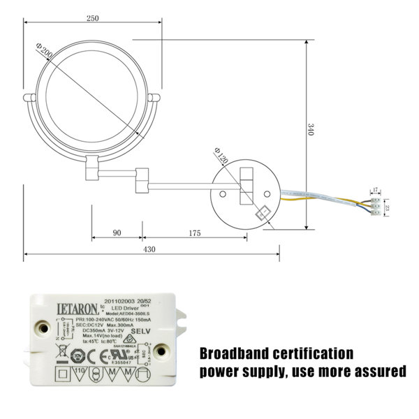 Dimensions du produit