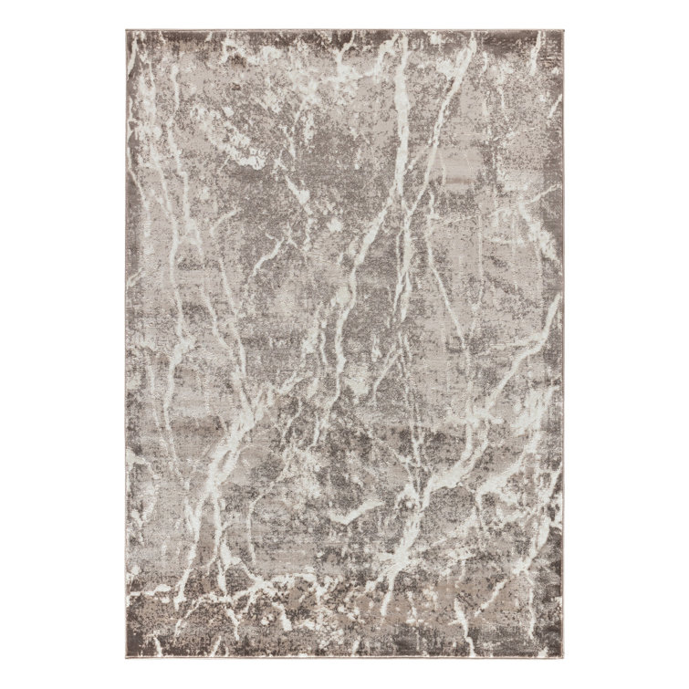 Studebaker Collection Brown Contemporary Area Rug