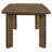 Brown Rectangular Wood Dining Table