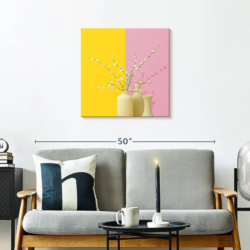 Harnek Popcorn Flowers, 24" H x 24" W