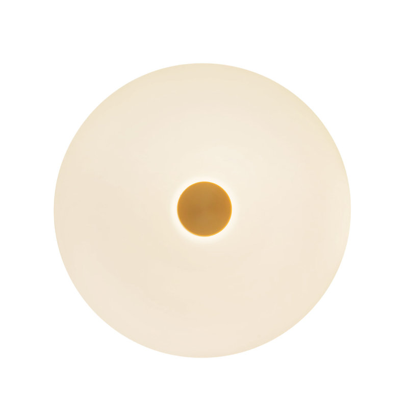 Jada 5-in Gold dimmable LED Wall Sconce, Brushed Gold