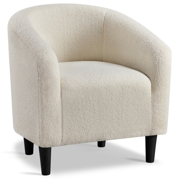 Latitude Run® Daryon Leather Club Accent Chair - Luxurious Comfort