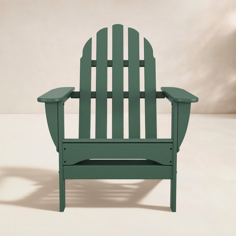 Chaise Adirondack pliante POLYWOOD Classic Adirondack, Vert forêt