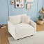 Upholstered Armchair with Toss Pillow-538764425