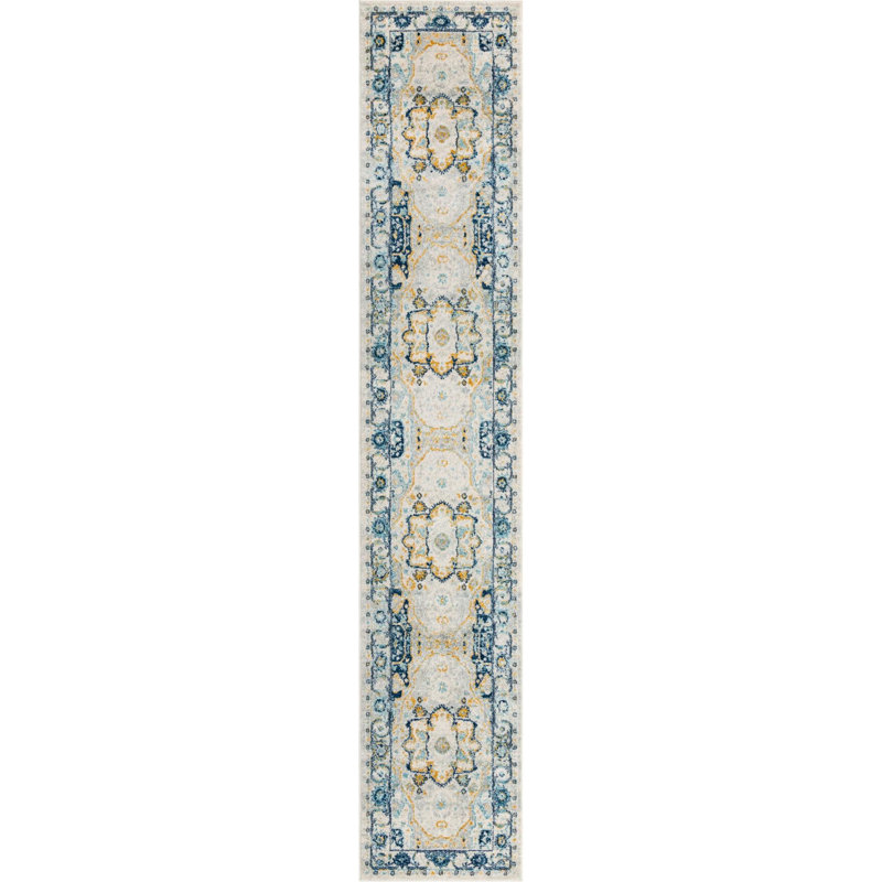Ikat Indoor Rug, Runner 2'11" x 16'
