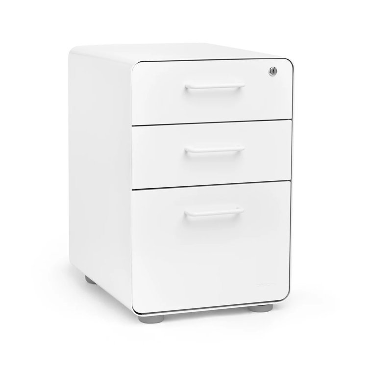 Stow 15.75'' Wide 3 -Drawer Steel File Cabinet