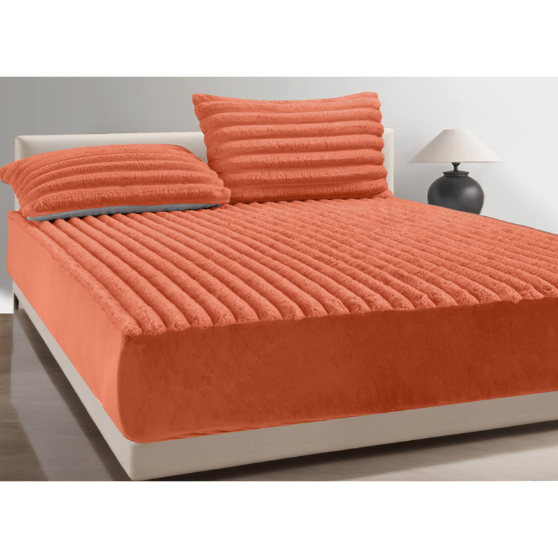 Fitted Sheet, Orange
