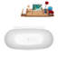1651mm x 800.1mm Soaking Acrylic Bathtub-2072072182